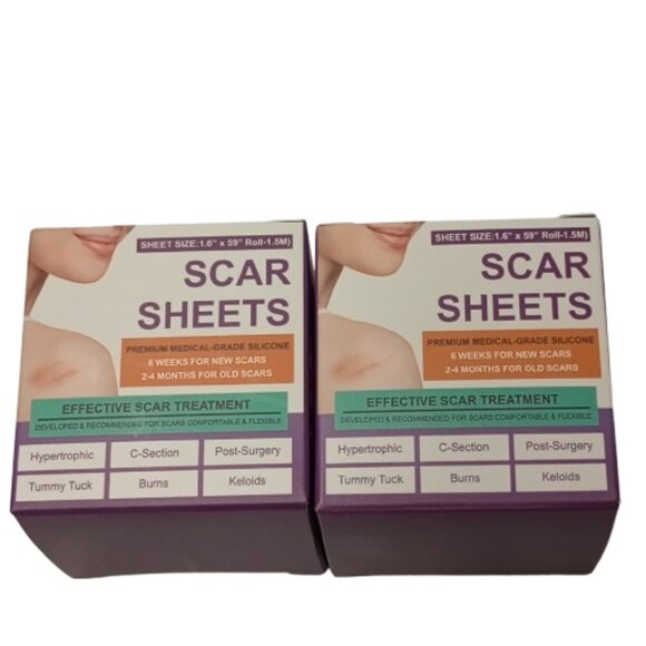 2 Boxes of NIB Silicone Scar Sheets 1.6X 59 Roll -1.5M - Picture 1 of 4
